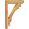 Ekena Millwork Merced Craftsman Rough Sawn Bracket w/ Offset Brace, Western Red Cedar, 6"W x 24"D x 36"H BKT0604X24X36MRC04RWR - alternate 2